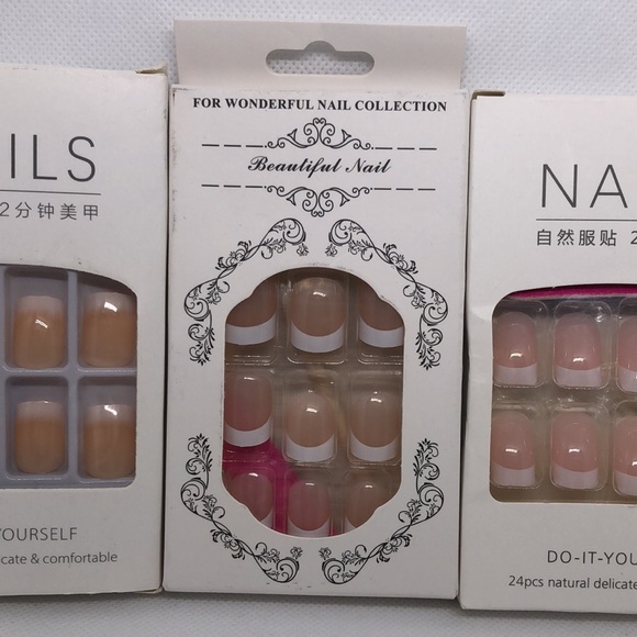 3 New In Box 🩷 Press on Nails 💅🏻 Do it yourself French Manicure 🩷 - Picture 3 of 4